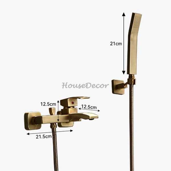 Modern bath shower mixer tap wall mounted design additional view
