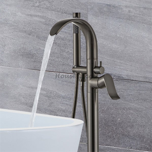 Brass bath shower mixer tap handheld shower set additional view
