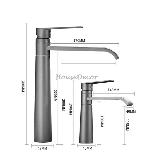 Modern bath shower mixer tap waterfall spout additional view