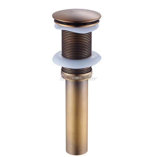Antique Brass basin waste detailed product view detail view
