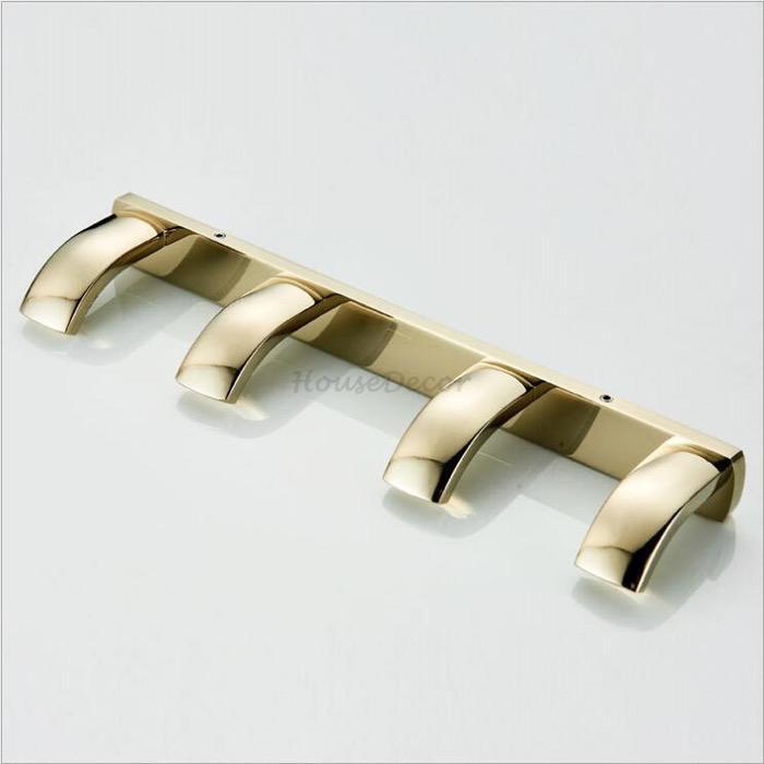 Gold robe hook wall mounted design additional view
