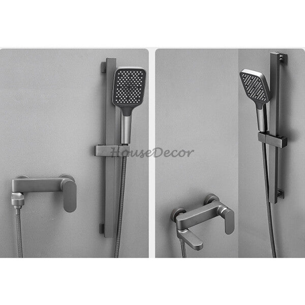 Modern bath shower mixer tap handheld shower set additional view