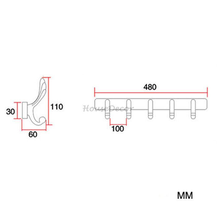 Modern towel rack wall mounted design additional view