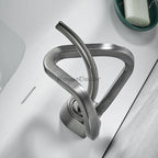 Modern bathroom basin mixer tap waterfall spout additional view