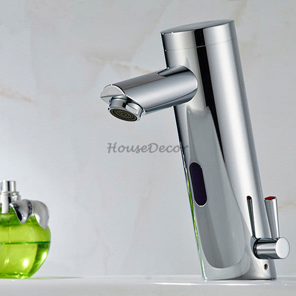Chrome bath shower mixer tap detailed product view detail view