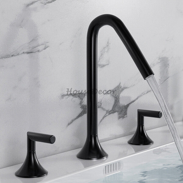Modern bath shower mixer tap swivel spout additional view