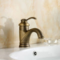 Antique Brass bath shower mixer tap single lever control main view