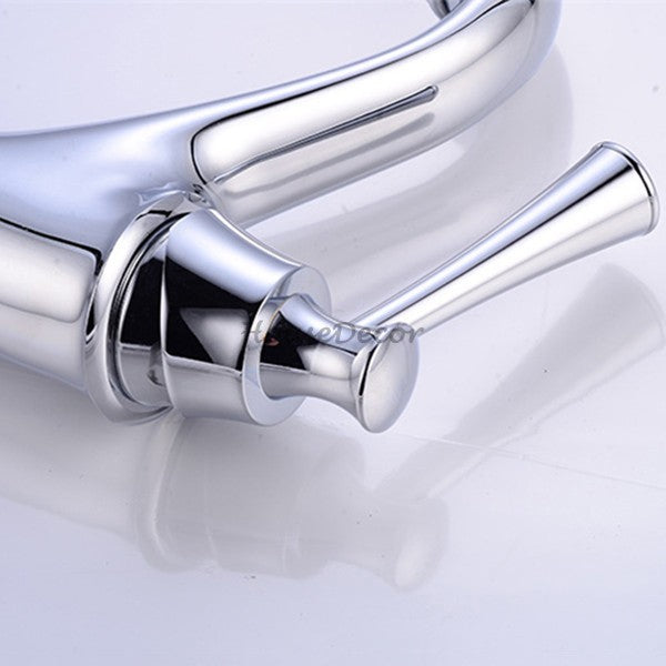 Modern Brass bath shower mixer tap single lever control additional view