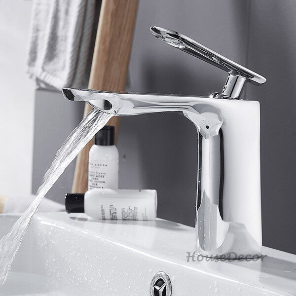 Brass bath shower mixer tap waterfall spout additional view