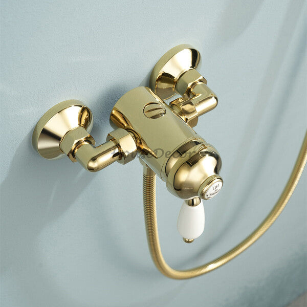 Modern Brass shower head handheld shower set additional view