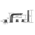 Modern bath shower mixer tap pull out spray additional view