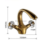 Gold Brass bath shower mixer tap detailed product view additional view