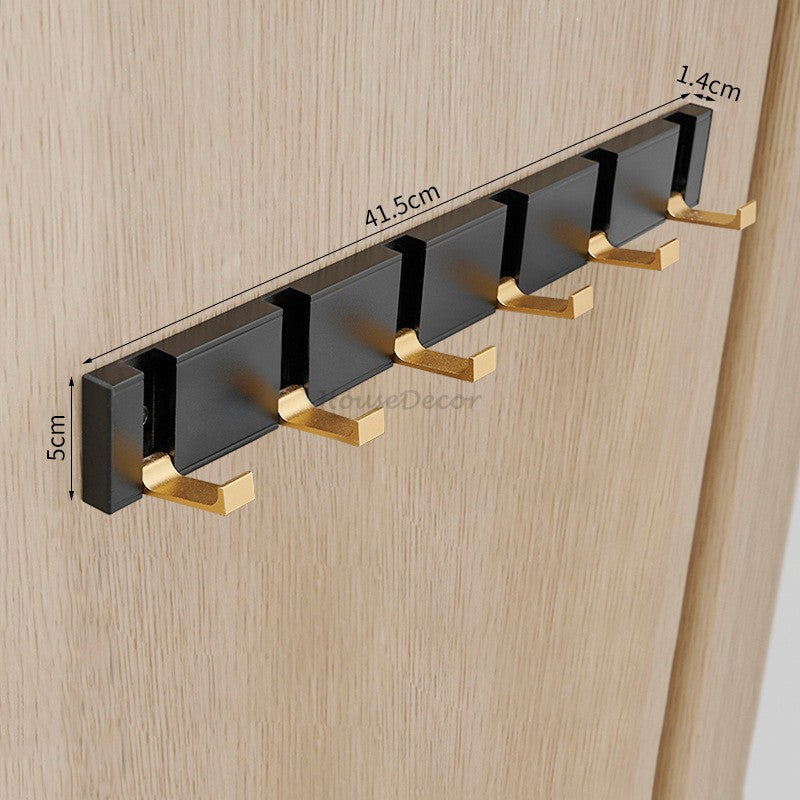 Modern Aluminum towel rack wall mounted design detail view