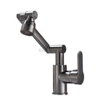 Modern bath shower mixer tap swivel spout main view