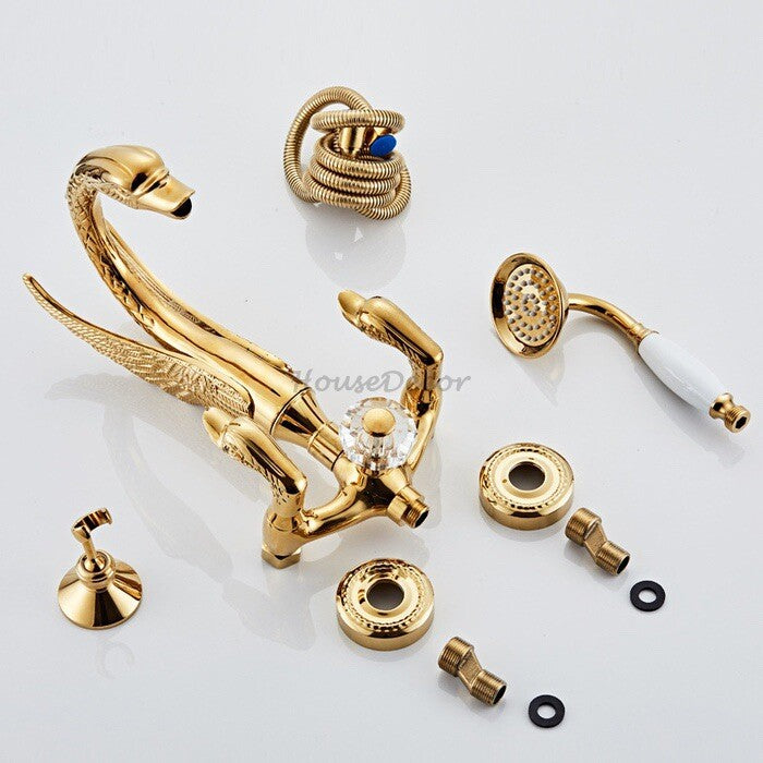 Modern bath shower mixer tap swivel spout additional view