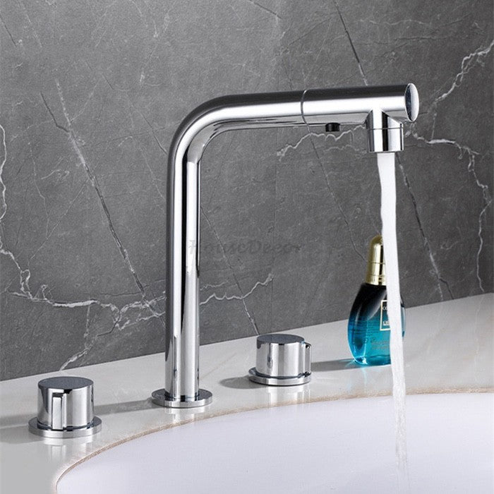 Modern bath shower mixer tap pull out spray additional view