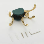 Gold robe hook swivel spout additional view