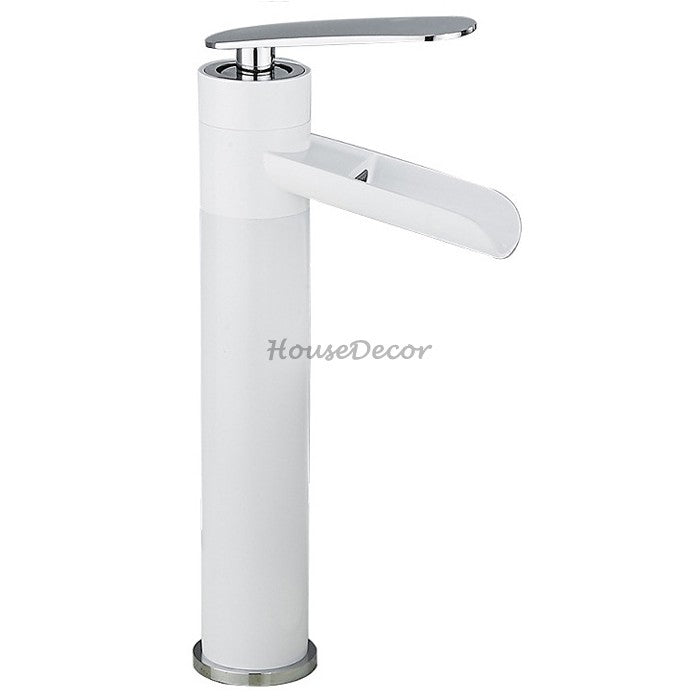 Modern bath shower mixer tap waterfall spout additional view