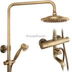 Modern Brass shower head thermostatic control main view