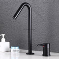 Modern bath shower mixer tap single lever control detail view