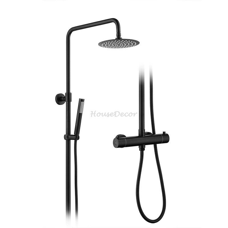 Modern bath shower mixer tap wall mounted design detail view