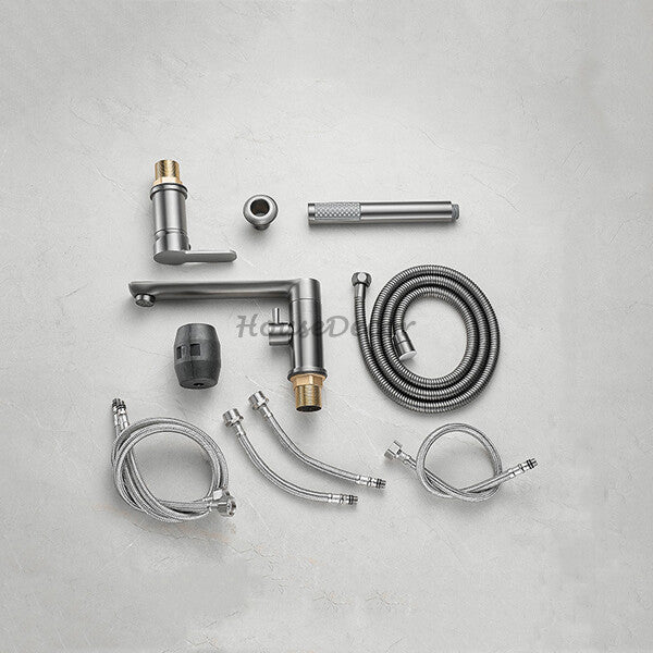 Modern bath shower mixer tap swivel spout additional view