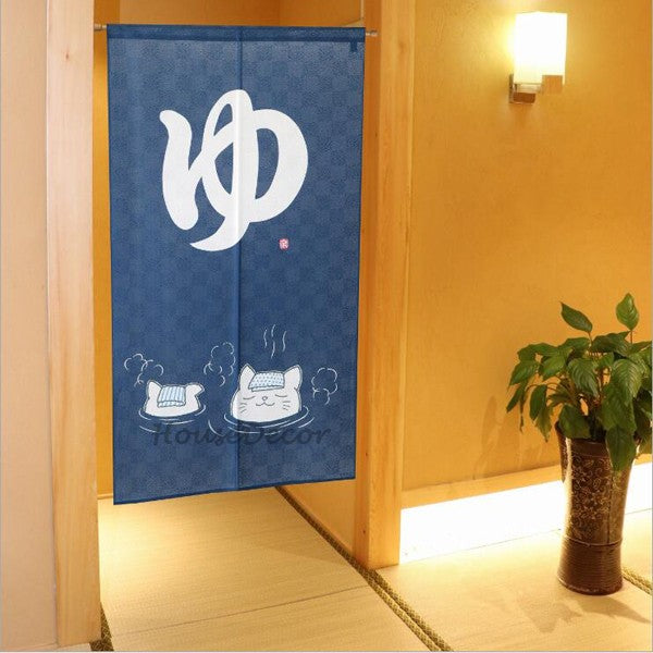 Modern Fabric doorway curtain detailed product view main view