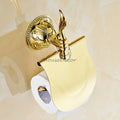 Gold toilet paper holder detailed product view main view