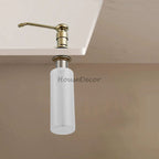 Brass kitchen sink mixer tap detailed product view additional view