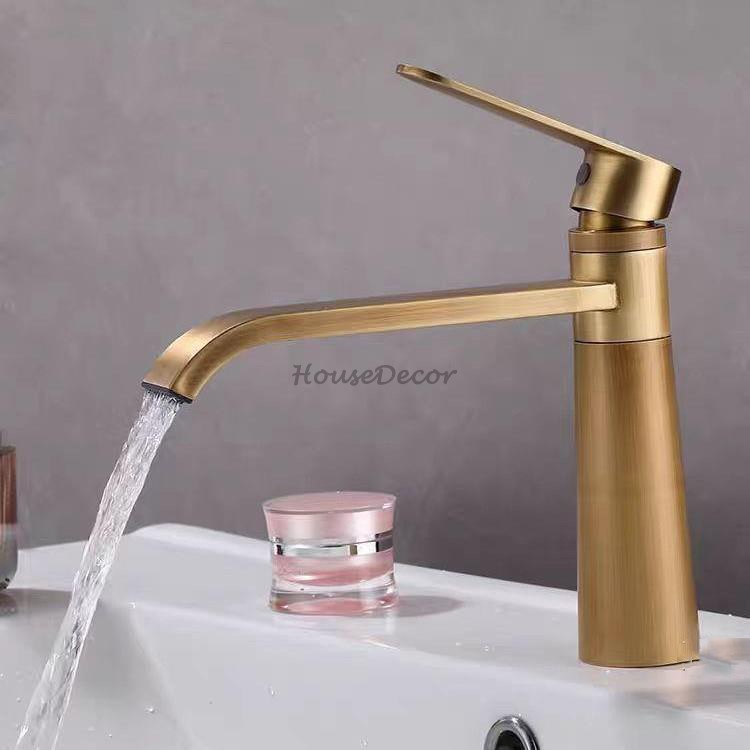 Modern bath shower mixer tap waterfall spout detail view