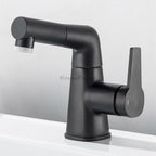 Modern bath shower mixer tap pull out spray main view