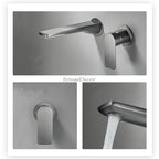 Modern bath shower mixer tap wall mounted design additional view