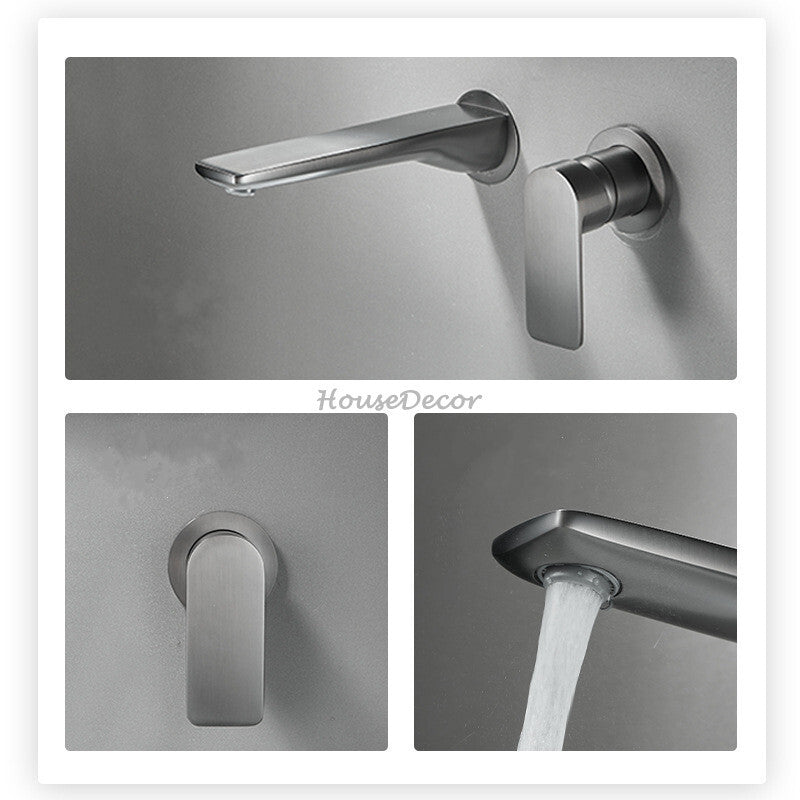 Modern bath shower mixer tap wall mounted design additional view