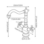 Modern kitchen sink mixer tap swivel spout additional view