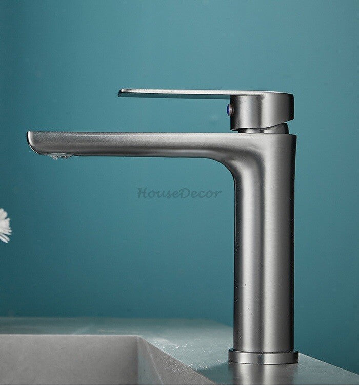 Modern bath shower mixer tap single lever control main view