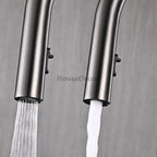 Modern kitchen sink mixer tap pull out spray additional view