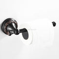Black Brass toilet paper holder wall mounted design main view