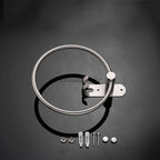 Modern Stainless Steel towel ring detailed product view detail view