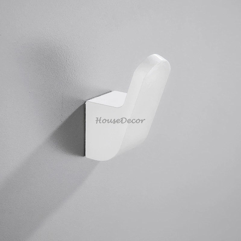 Modern robe hook wall mounted design detail view