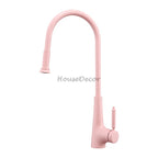 Modern Stainless Steel kitchen sink mixer tap pull out spray main view