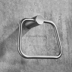 Modern Stainless Steel towel ring wall mounted design detail view
