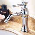 Chrome bath shower mixer tap swivel spout main view