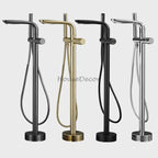 Modern bath shower mixer tap floor mounted design main view