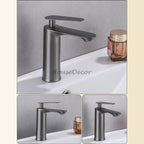 Modern bath shower mixer tap single lever control additional view