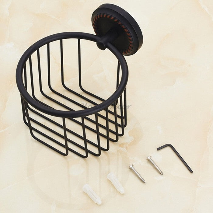 Modern toilet paper holder wall mounted design detail view