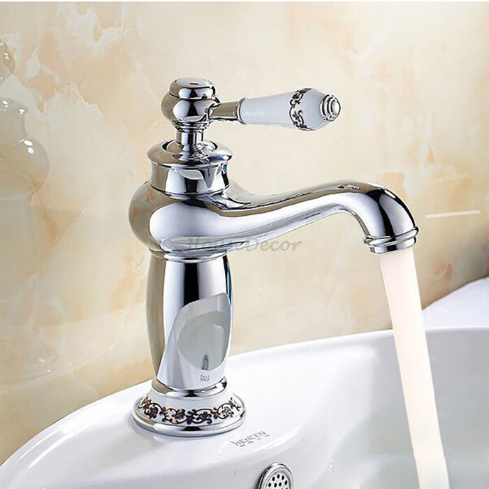 Chrome bath shower mixer tap detailed product view main view