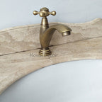 Antique Brass bath shower mixer tap detailed product view detail view