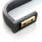 Black Brass towel rack wall mounted design additional view