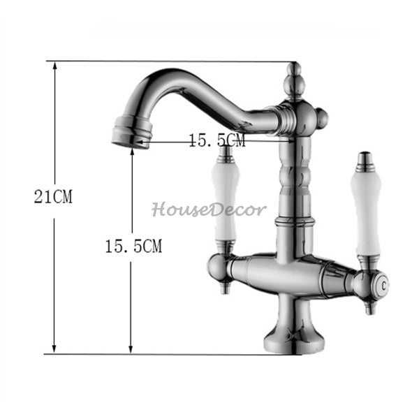 Modern Ceramic bathroom basin mixer tap detailed product view additional view