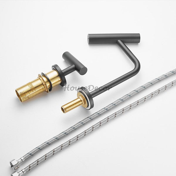Modern bath shower mixer tap single lever control additional view